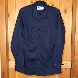 Blauer Uniform Long Sleeve Shirt, Size: Neck: Med-15-15.5 Sleeve: Reg- 32.5-33.5